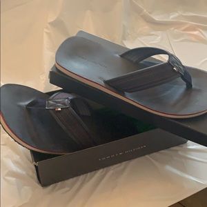 Tommy Hilfiger Dark blue flip flops 🔴⚪️